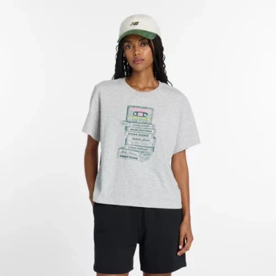 New Balance Women's Rbc Brooklyn Half Women's Graphic T-shirt In White