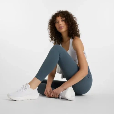 New Balance Women's Nb Sleek Pocket High Rise Legging 25" In Gray