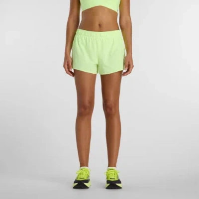 New Balance Women's Rc Short 3" In Green
