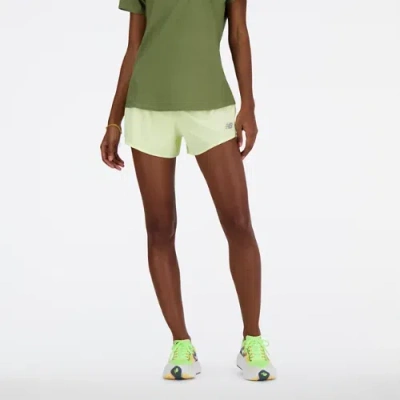New Balance Women's Rc Short 3" In Green