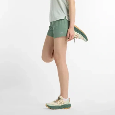 New Balance Women's Rc Short 5" In Green