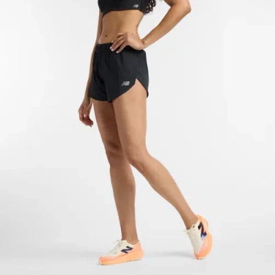 New Balance Women's Rc Ultra Light Split Short 3" In Black