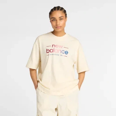 New Balance Women's Reimagined Oversized T-shirt In Neutral