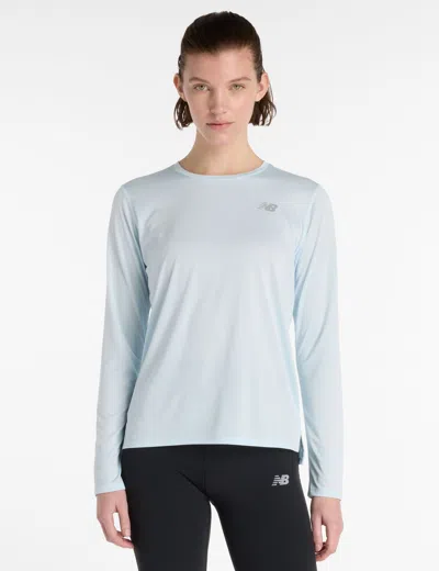 New Balance Women's Sport Essential Long Sleeve In Blue