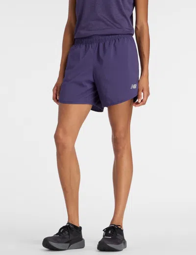 New Balance Women's Sport Essential Short 5" In Blue
