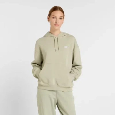 New Balance Women's Sport Essentials Fleece Hoodie In Green
