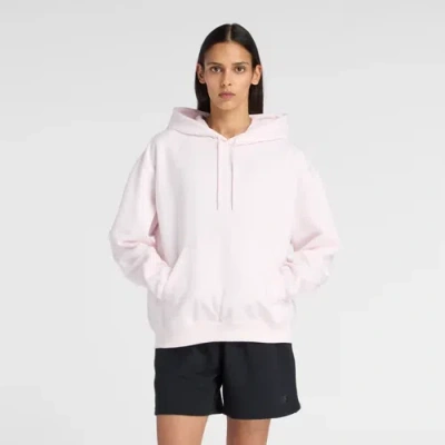 New Balance Women's Sport Essentials Fleece Hoodie In White
