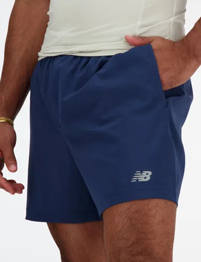 New Balance Women's Sport Essentials Short 5" In Blue
