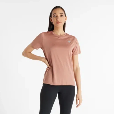 New Balance Women's Sports Essentials T-shirt In Brown