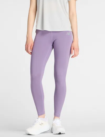 New Balance Women's Sport High Waisted Legging 25" In Purple