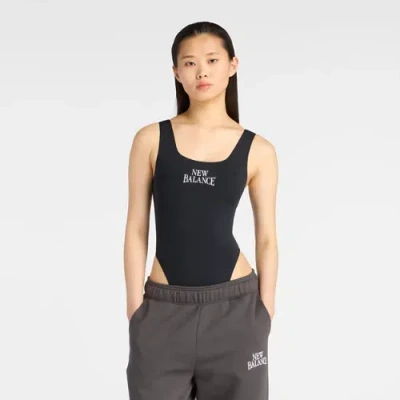 New Balance Women's Trackside Bodysuit In Black