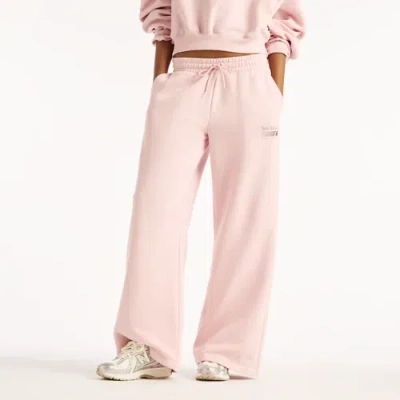 New Balance Women's Trackside Fleece Pant In Pink