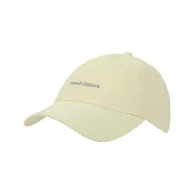 New Balance Women's Women's 6 Panel Linear Logo Hat In Yellow