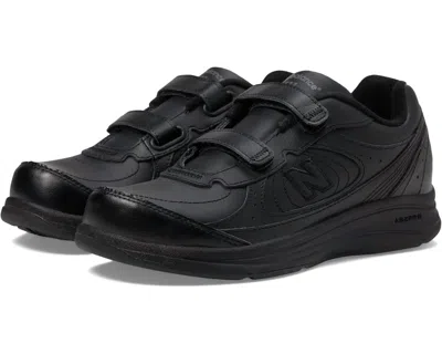 New Balance Women's Ww577 Hook And Loop Shoes In Black