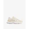 New Balance Womens Bisque 9060 Suede And Mesh Trainers In Animal Print