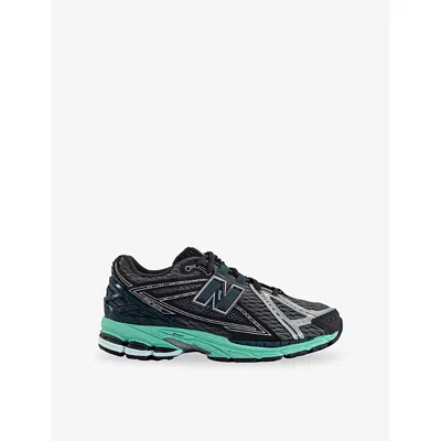 New Balance Womens Black Metallic Deep End 1906 Woven Trainers In Multi