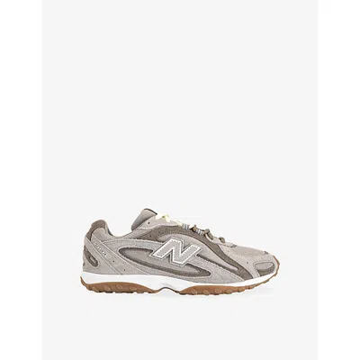 New Balance Womens Dark Olivine Gum 204l Suede Trainers In Brown