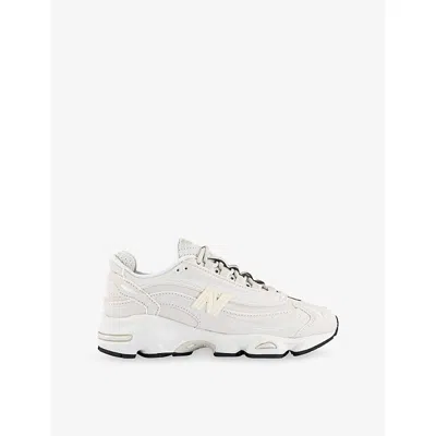 New Balance Womens Linen Linen 1000 Suede Trainers In White