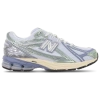 New Balance 1906r Metallic Leather-trimmed Mesh And Suede Sneakers In Ice Blue/silver