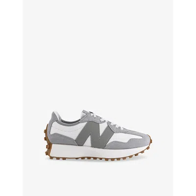 New Balance Womens Raincloud 327 Suede And Mesh Low-top Trainer