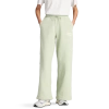 New Balance Womens  Linear Heritage Fleece Wide Leg Pants In Green