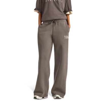 New Balance Womens  Trackside Fleece Pants In Brown