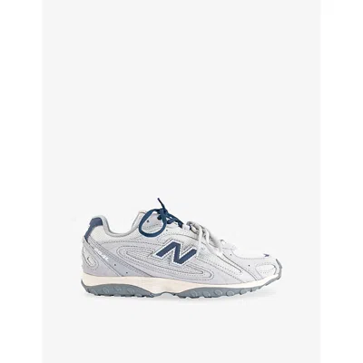 New Balance Womens Raincloud Ash Wood 204l Suede And Mesh Trainers In Multi