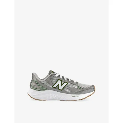 New Balance Womens Raincloud Fresh Foam Woven Low-top Trainers In Gray