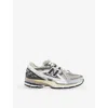 New Balance '1906r' Grey Sneaker With Mesh Design And Side Logo In Raincloud Slate Grey
