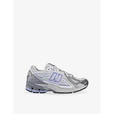 New Balance Womens Sea Salt Purple Grey 1906 Woven Trainers In White