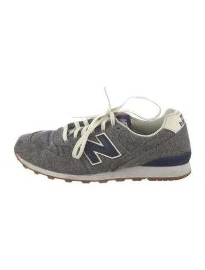 Pre-owned New Balance Wool Athletic Sneakers In Grey