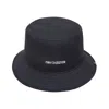 New Balance Wordmark Logo Bucket Hat 'black' In Blue