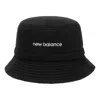 New Balance Wordmark Logo Fleece Bucket Hat 'black'