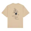 New Balance Wordmark Logo Skate Graphic T-shirt 'incense' In Neutral