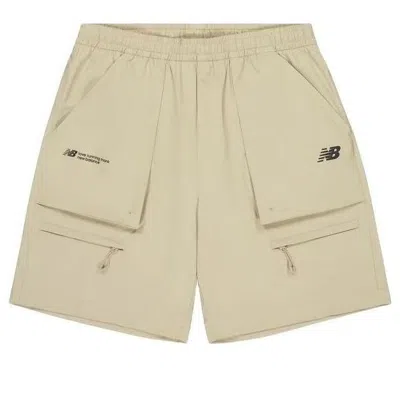New Balance Woven Cargo Short 'khaki' In Neutral