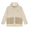 New Balance Woven Hooded Jacket 'beige' In White