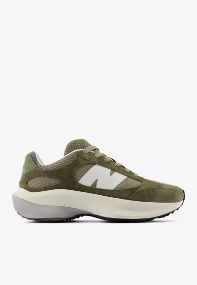 New Balance Wrpd Runner Low-top Sneakers In Dark Moss With Dark Stoneware And Sea Salt In Green