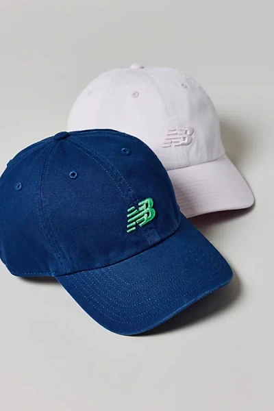 New Balance X '47 Brand Logo Clean Up Hat In Navy, Men's At Urban Outfitters In Blue