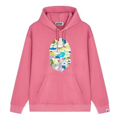 New Balance X A Bathing Ape Ape Relaxed Fit Hoodie 'pink Multi'