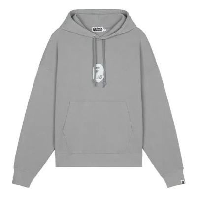 New Balance X A Bathing Ape Hoodie 'grey' In Gray