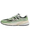 New Balance 990v6 Leather-trimmed Suede And Mesh Sneakers