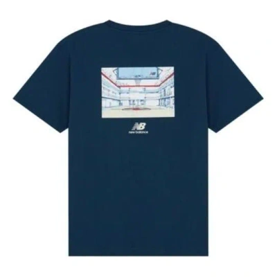New Balance X Anb Brand Tee 'blue White'