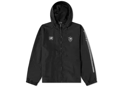 Pre-owned New Balance X Aries As Roma Pregame Jacket In Black