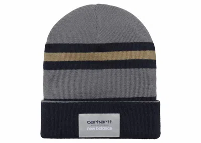 Pre-owned New Balance X Carhartt Wip Beanie In Hb Navy Blue