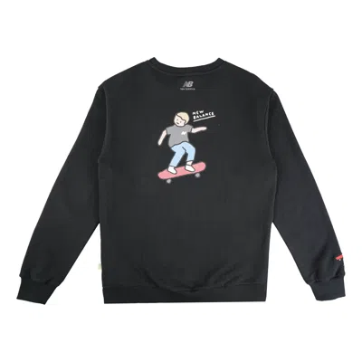 New Balance X Doe Printing Graphic Pullover 'black'