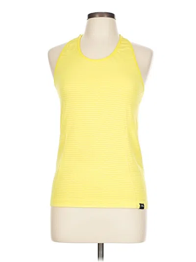 Pre-owned New Balance X J.crew Tank Top Yellow Halter Neckline Tops