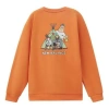 New Balance X Jhi Casual Printing Graphic Sweatshirt 'orange'