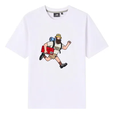 New Balance X Jhi Classic Graphic Printed T-shirt 'white'