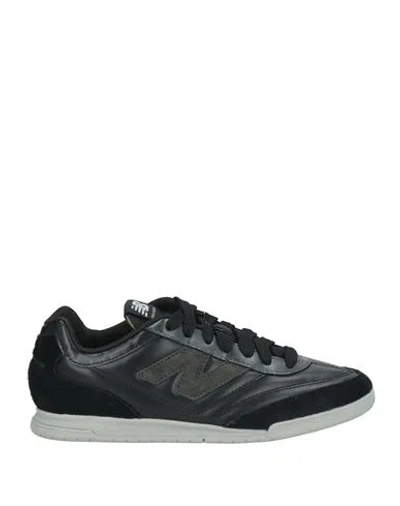 New Balance X Junya Watanabe Woman Sneakers Black Size 8 Leather, Textile Fibers