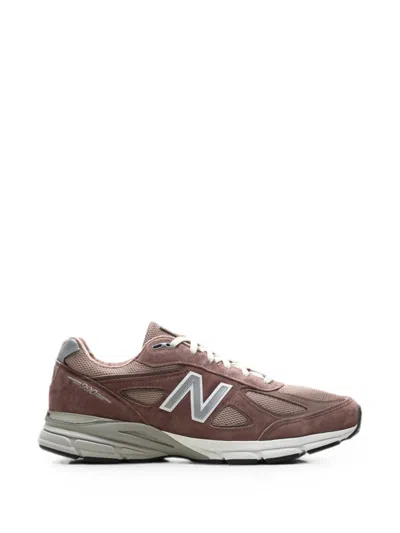New Balance X Kith 990v4 Sneakers In Brown